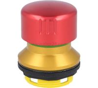 Georg Schlegel Interrupteur d'arrêt d'urgence / bouton d'arrêt d'urgence en aluminium pour une profondeur d'encastrement de 16,2 mm, rond, montage intermédiaire SHORTRON