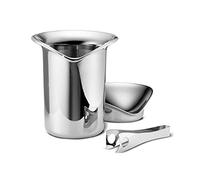 George Jensen GJ 083790 Bock Glace avec Pince, Acier Inoxydable, Stainless Steel, 18,5 x 24,4 x 23,3 cm
