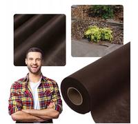 Geotextile/Agrotextile contre les mauvaises herbes, toile de paillage, épais, marron 100g 1,6m x 35 m