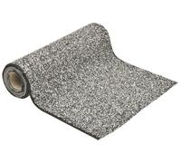 Géotextile pour jardin, non tissé en polypropylène, couleur gris