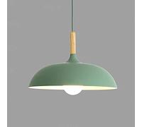 GERAGUR Suspension De Plafond en Dôme en Métal Suspension Encastrée Suspension en Bois Suspension Réglable Rose Salon Salle À Manger Cuisine Chambre Couloir Table Petit Déjeuner Bar