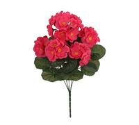 Géranium artificiel extérieur : fausses fleurs de la vie réelle, fleurs artificielles décoratives pour jardins et balcons. L'intérieur vert multifonction peut également être utilisé comme