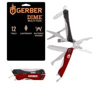 Gerber Mini pince multifonction Dime | Rouge (Global Box), Für die Hosentasche, 31-003622