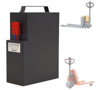 Gerbeur électrique 24 V à batterie au lithium | Batterie 24 V 20 Ah pour transpalette, batterie au lithium-fer-phosphate 24 volts équipée d'une poignée, pour modèle ETU15