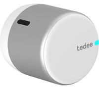 GERDA tedee GO serrure électronique, argentée avec bouton blanc