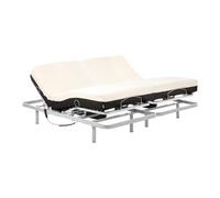 Geriafy - Lit Double Électrique 210x200 cm avec 2 Sommiers Indépendants | Matelas Mémoire de Forme avec Housse Coton Respirante