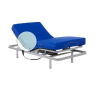 Geriafy - Lit Électrique 80x200 cm avec Matelas Professional HR | Sommier Électrique 4 Plans | Housse Imperméable et Lavable