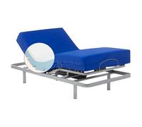 Geriafy - Lit Électrique 90x190 cm avec Matelas Mémoire de Forme V6 | 20 cm de Confort Renforcé | Housse Imperméable | Télécommande sans Fil