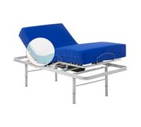 Geriafy - Lit Électrique à Hauteur Réglable 80x200 cm avec Matelas à Mémoire de Forme Professional V6 | 20 cm de Confort | Housse Imperméable | Télécommande sans Fil