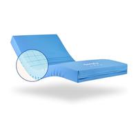 Geriafy Matelas pour lit électrique Origin HR imperméable 80x200 cm | 15 cm de mousse HR, surface découpée en grille pour une meilleure adaptation et housse imperméable