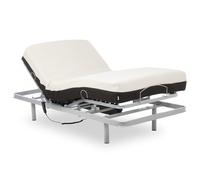 Geriafy - Pack Lit Électrique 90x200 cm | Matelas Orthopédique Viscoélastique 20 cm | Contrôle par Câble