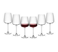 Gerlach 1760 Lot de 6 verres à vin à cocktail 750 ml Verres à vin blanc Verres à vin rouge Verre en cristal Verre à vin Gobelets à vin blanc universels Passe au lave-vaisselle Valor