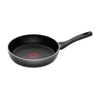 Gerlach 1760 Poêle À Frire Avec Revêtement Antiadhésif Suisse Ilag Non-Stick Ultimate En Aluminium Résistance À La Déformation Tous Feux Dont Induction Poignée Soft Touch 24 cm Contrast ThermoCoat