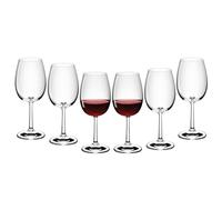 Gerlach 1760 Verres à vin Lot de 6 verres à vin rouge 390 ml Verre à vin rouge Verre à vin en cristal Passe au lave-vaisselle Débit