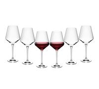 Gerlach 1760 Verres à vin Lot de 6 verres à vin rouge 550 ml Verre à vin rouge Verre à vin en cristal Passe au lave-vaisselle Moderne