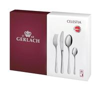 Gerlach - 5901035489141 | Un ensemble de couverts dans une boîte en bois de 68 pcs - Celestia | 18/10 Steel