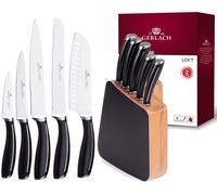 Gerlach G02-0981M-ZENB-05PU-S2S1-01 Set de couteaux de Loft Bloc cuisine-G02-0981M-ZENB-05PU-S2S1-01, Acier inoxydable