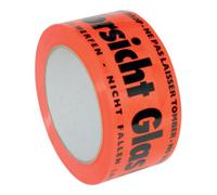 Gerlinger Bande de signalisation PVC 50 mm x 66 m Attention Verre orange fluorescent Quantité:1