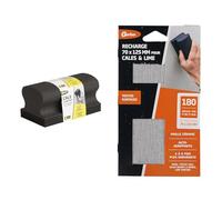 Gerlon Cale a poncer auto-agrippant - Confort de ponçage 70 125 MM ADCEGO Neutre & 3 mailles abrasive Fine (180) 70 x 125 - ponçage COPR1F