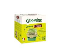 GERM'LINE - Germoir à 2 Étages | Germination Simultanée de Plusieurs Graines | Facile & Hygiénique | Extensible avec Plateaux Supplémentaires | Fabrication Française
