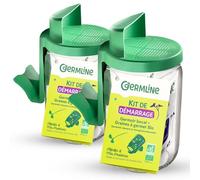 Germline - Germoir en Verre - Lot de 2 germoirs en Verre Germ'line