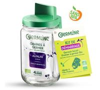 Germline – Germoir bocal BOC1 – en verre rond – vert