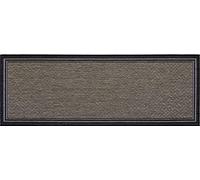 Gertmenian 21994 Tapis Classique à Tissage Plat pour intérieur et extérieur, Tapis résistant aux Taches et aux UV, pour terrasse, Bord de Piscine et vestiaire, 6 x 1,8 m, Bordure Simple, Marron