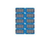 GERUI Lot de 10 modules d'affichage à segment LED à 4 chiffres de 0,9 cm TM1637
