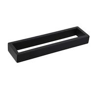GERZWY Porte-Serviettes Moderne Noir en Acier Inoxydable SUS304 pour Salle de Bain, Toilettes, Support Mural, Style Contemporain HG1706-BK
