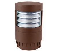 Ges2371 Borne Led Orientable 180° Cct 3000K/4000K/5000K Ip65 Aluminium Marron Traitement C4 - Gealuce