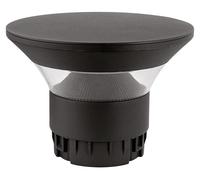 Ges2380 Borne Led Diffuse 360° Cct 3000K/4000K/5000K Ip65 En Aluminium Gris Anthracite Traitement C4 - Gealuce