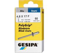 Gesipa Rivet POP PolyGrip® Ø 4,8 x 17 mm aluminium/acier – 50 un.