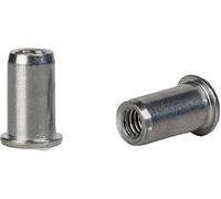 Gesipa Écrou à river tige de rivet d x l 11 x 17 mm M8 acier Standard (tête plate ronde Quantité:100