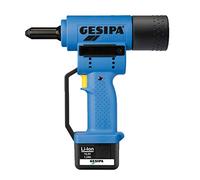 Gesipa Pince à rivets aveugles sans fil AccuBird – 2 batteries Li‑Ion 1,3 Ah + chargeur