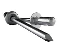 Gesipa 1464827 Rivet Aveugles 75 Pièces, Argent