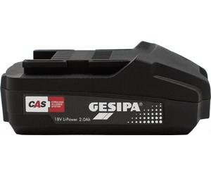 GESIPA Akku Pack für Blindnietsetzgerät Spannung 18 V, 2,0 Ah, Li-Ion