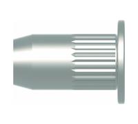 Gesipa Écrou à river tige de rivet d x l 6 x 11 mm M4 Alu moleté 500 un. GESIPA Quantité:500