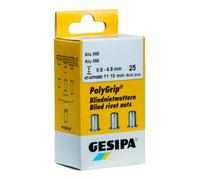 Gesipa Ecrous aveugles Gesipa Alu M 5 x 7 x 13,5 Mini Pack Quantité:1