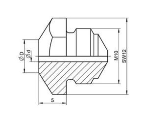 Gesipa Embouchures Gesipa 17/36 f. Pince à riveter aveugle Gesipa S Quantité:1