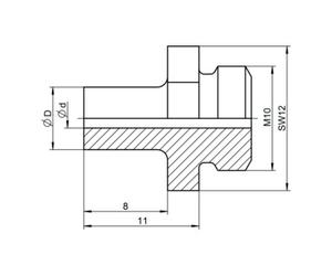 Gesipa Embout Gesipa V-17/29 pour pièce de rechange pour nouvelle version du dispositif de pression Quantité:1