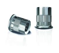 Gesipa Gesipa Ecrou à sertir Light Weight, acier, moleté tête plate M 6 x 9 x 10,5 Quantité:250