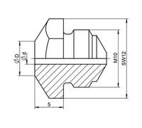 Gesipa Gesipa pièce de rechange embout buccal 17/20 Quantité:1