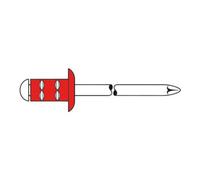 Gesipa Gesipa Rivet aveugle PolyGr Alu/Inox 4,8 x 17 mm RAL 1015 Quantité:500