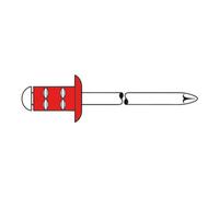 Gesipa GESIPA Rivet aveugle PolyGr Alu/Inox 4,8 x 25 mm RAL 7011 Quantité:250