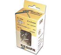 Gesipa Rivets aveugles Mini-Pack Alu/Acier 4 x 12 mm Quantité 1