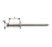 Gesipa Rivet aveugle inox A2 tête bombée - 4x10 mm