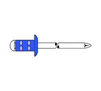 Gesipa Rivet POP PolyGrip® tige de rivet d x l 4 x 10 mm acier / acier 500 un. GESIPA Quantité:500