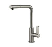 Gessi ACCIAIO Estraibile Steel Brushed - 60537#239 Mitigeur Ãvier | Acier Inoxydable BrossÃ©, Douchette extractible, Tuyau flexible extensible