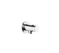 Gessi Anello Coude de raccordement mural 1/2 avec support, sécurité intrinsèque, 63461031, Couleur: chrome