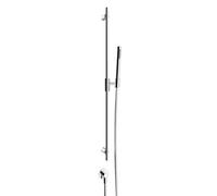 Gessi Anello Glissière magnétique 800mm avec coude de raccordement mural 1/2, douchette anticalcaire et flexible 1,50 m, 63482708, Couleur: Cuivre brossé PVD